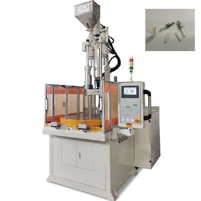 Mesin Cetak Injeksi Plastik Rotary Vertikal 55 Ton Untuk Komponen Elektronik
