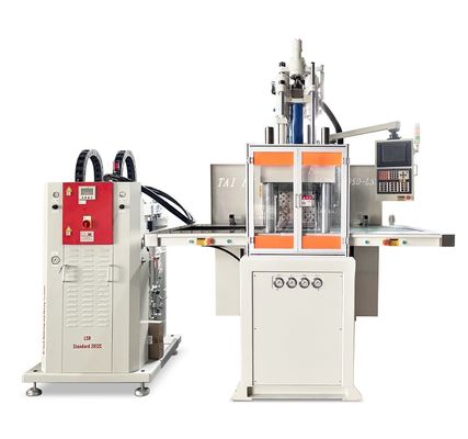 120 Ton LSR Silicone Vertical Injection Molding Machine mesin injeksi double slide