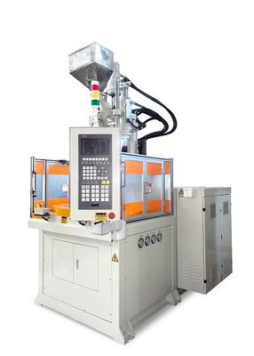 55 Ton Vertikal Rotary Injection Molding Machine Mesin pembuatan benang gigi