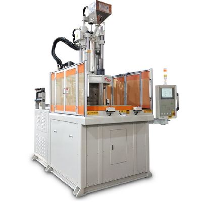 120 Ton Vertikal Rotary Table Injection Molding Machine Untuk Kabel Plug