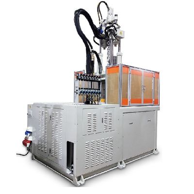 120 Ton Vertikal Rotary Table Injection Molding Machine Untuk Kabel Plug