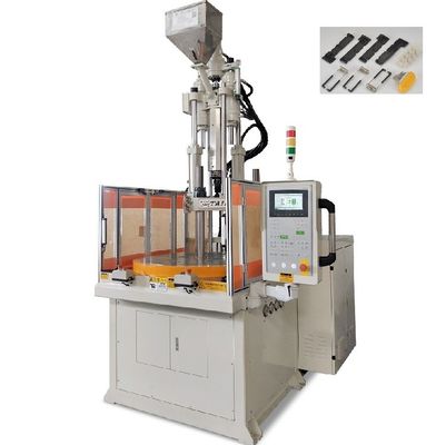 55 Ton Mesin Cetak Injeksi Plastik Rotary Vertikal Mesin Pembuat Konektor AMP
