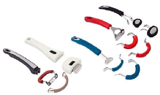 Vertikal Mold Clamping Horizontal Injeksi Mesin BMC Digunakan Untuk Pakaian Dapur Handle