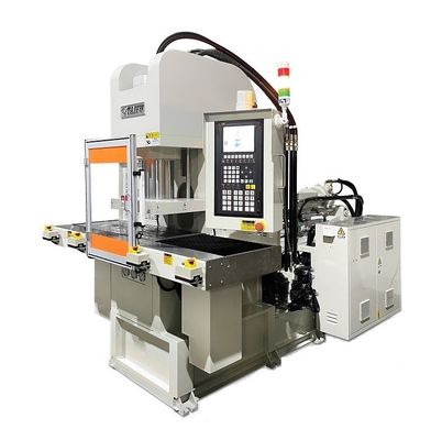 120 Ton Power Cord Vertical Injection Moulding Machine Dengan Slide Ganda