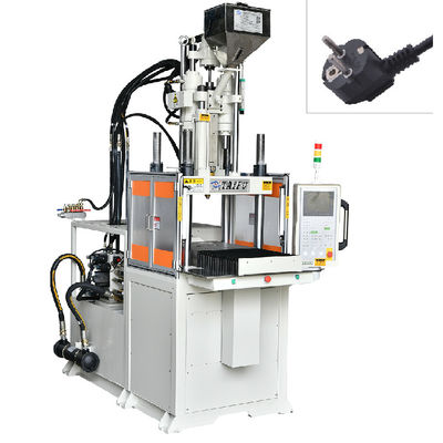 Vertikal Single Slide Injection Molding Machine Untuk Peraturan Eropa Plug