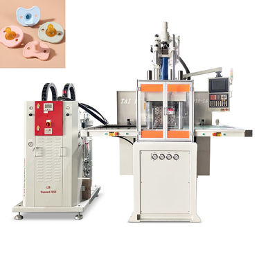 Menghemat Energi Vertikal LSR Silicone Mesin Injeksi Molding Untuk Baby Sucker
