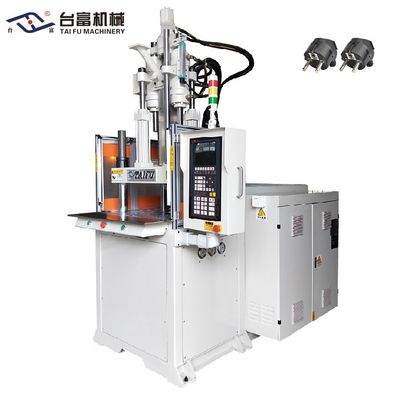 85 Ton Vertikal Plastic Product Injection Molding Machine yang Digunakan untuk EU Plugs