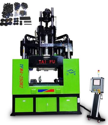 250 Ton Vertical Injection Molding Machine Dengan Low Work Table Untuk Aksesoris Otomotif