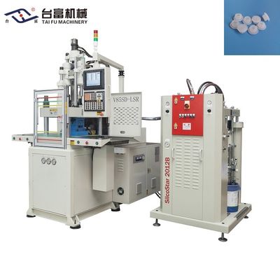 Vertical Double Slide LSR Injection Molding Machine Untuk T-Type Rubber Stopper