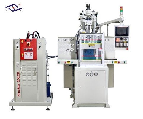 85 Ton LSR Vertical Injection Molding Machine Untuk Kacamata Renang Silikon