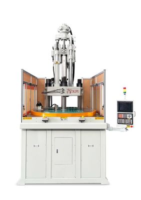 Efisiensi Tinggi 200 Ton Rotary Vertikal Mesin Injeksi Cetakan Untuk Aksesoris Kipas