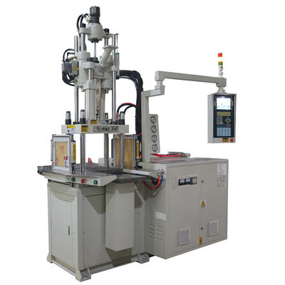 55 Ton Double Slide Vertical Injection Molding Machine Untuk Membuat Tali Bahu