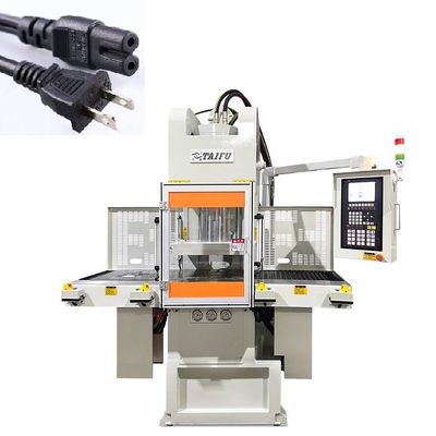 85 Ton C-Type Vertical Injection Molding Machine dengan Double Slide untuk kabel listrik