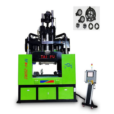 Mesin Cetak Injeksi Vertikal Rotary Low Workbench 250 Ton Untuk Pembuatan Suku Cadang Mobil