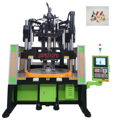 120 Ton Low Workbench Rotary Table Vertical Injection Molding Machine Untuk Membuat Mainan