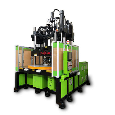120 Ton Low Workbench Rotary Table Vertical Injection Molding Machine Untuk Membuat Mainan