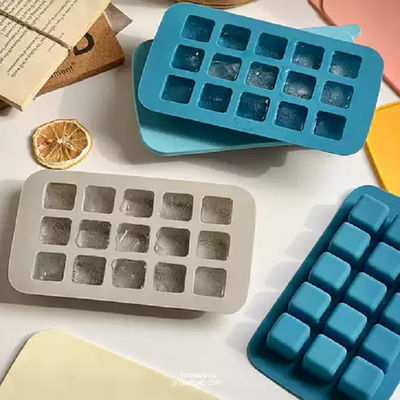 Vertikal LSR Silicone Injection Molding Machine Untuk Silicone Ice Cube Mold Dengan Slide Ganda
