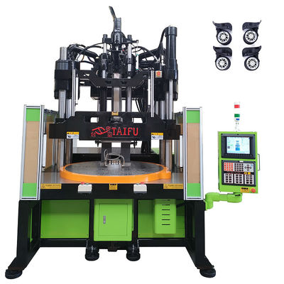 120 Ton Low Work Table Vertical Injection Molding Machine Untuk Membuat Roda Bagasi
