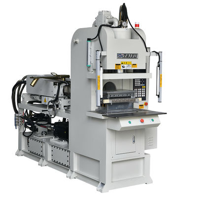 55 Ton Power Cord C-Type Vertical Injection Molding Machine Untuk Membuat Plug