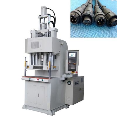 C-Type 55 Ton Vertical Plastic Injection Molding Machine Membuat Konektor