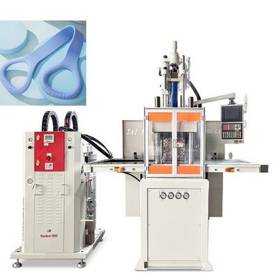 LSR Vertical Injection Molding Machine Untuk Membuat Tali Tarik Silikon Cair