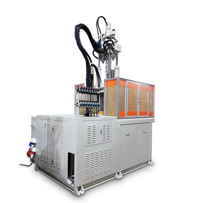 120 Ton Rotary Vertikal Plastic Injection Molding Machine Untuk Membuat Frame Kaca