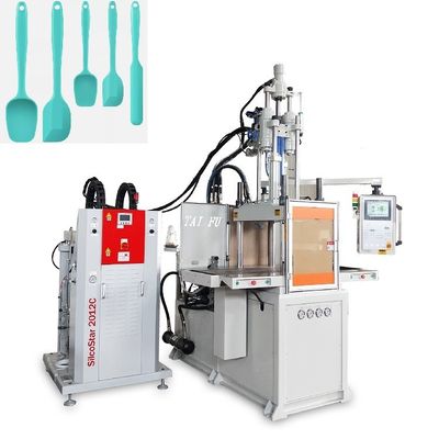 85 Ton Double Slide LSR Vertical Injection Moulding Machine Membuat Spatula Silikon
