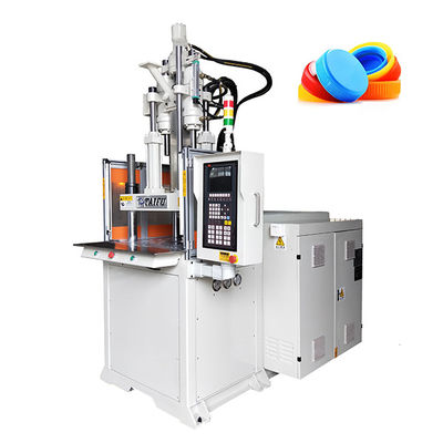 85 Ton Single Slide Vertical Injection Molding Machine Untuk Membuat Adhesive Screw Wrap