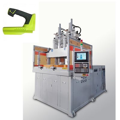 Dual Color 170 Ton Rotary Vertical Injection Molding Machine untuk membuat cetakan bor