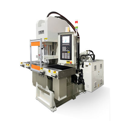 85 Ton Double Slide Power Cord Vertical Injection Molding Machine Untuk Membuat Plug