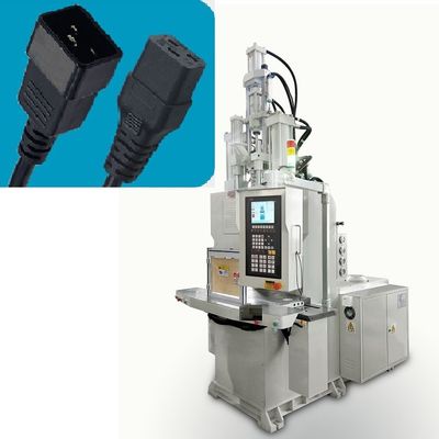 35T C-Type Power Plug Making Machine Vertical Injection Moulding Machine Dengan Slide Ganda