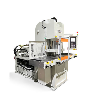 Efisiensi Tinggi Double Slide Power Cord Vertical Injection Molding Machine Untuk Plug
