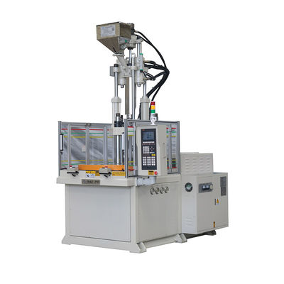 55 Ton Rotary Vertikal Plastic Injection Molding Machine Untuk Membuat Sekrup
