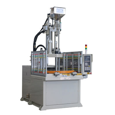55 Ton Rotary Vertikal Plastic Injection Molding Machine Untuk Membuat Sekrup