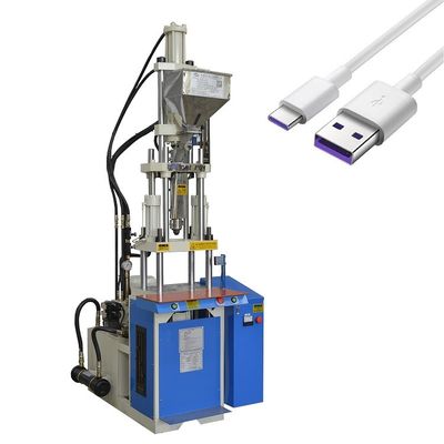 Mesin Pembuat Kabel Pengisian USB Berkualitas Tinggi Mesin Cetak Injeksi Vertikal