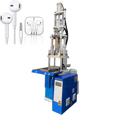 25 Ton Single Slide Vertical Plastic Injection Moulding Machine Untuk Lini Earphone