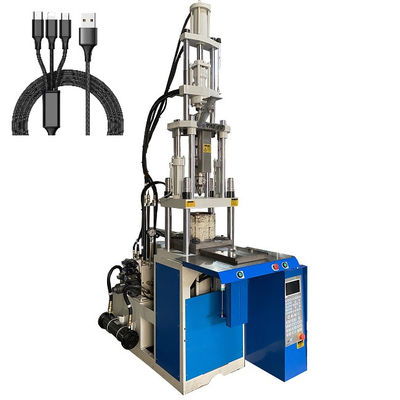 Mesin pembuatan charger USB serbaguna Single Slide Vertical Plastic Injection Moulding Machine