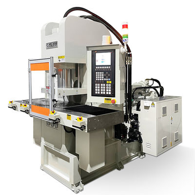 85 Ton Power Cord Vertical Injection Molding Machine dengan Slide Ganda untuk Membuat Kawat