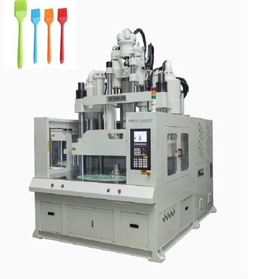 120 ton meja rotary low rotary mesin cetakan injeksi vertikal untuk membuat sikat oli