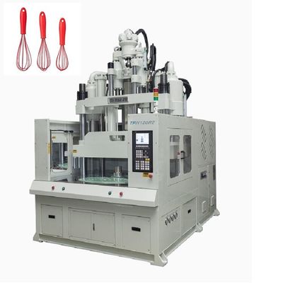 120 Ton Low Workbench Rotary Table Vertical Injection Moulding Machine Untuk Membuat Egg Beater