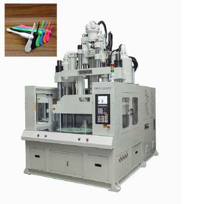 120 Ton Low Workbench Rotary Table Vertical Injection Molding Machine Untuk Membuat Mini Fan