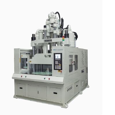 120 Ton Low Workbench Rotary Table Vertical Injection Molding Machine Untuk Membuat Crochet