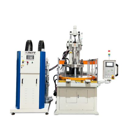 55 Ton Liquid Silicone Vertical Injection Molding Machine Untuk Membuat Plug Penerbangan