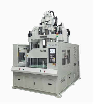 120 Ton Low Workbench Rotary Table Vertical Injection Molding Machine Untuk Membuat Kabel Daya AC