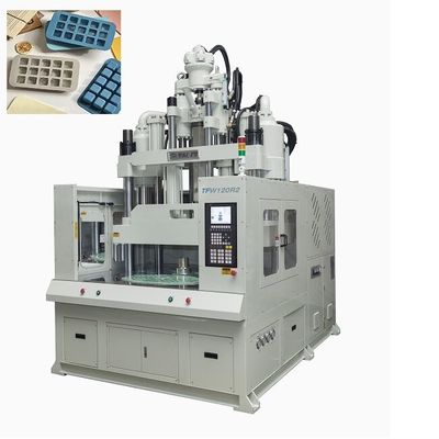 120 Ton Low Workbench Rotary Table Vertical Injection Molding Machine Untuk Membuat Silicone Ice Tray