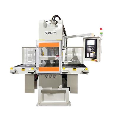 85 Ton Power Cord Vertical Injection Molding Machine dengan Slide Ganda Untuk Membuat Plug
